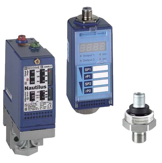 Pressure sensors and relays