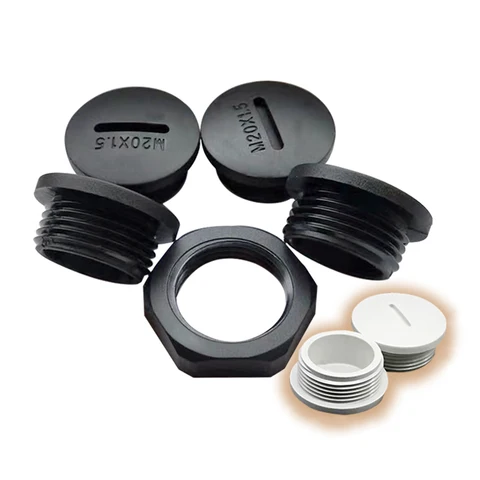 Cable gland plugs and adapters