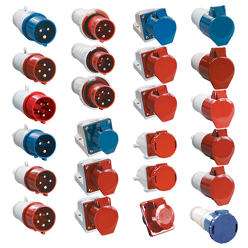 Connectors and industrial sockets