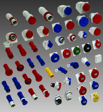 Industrial power sockets