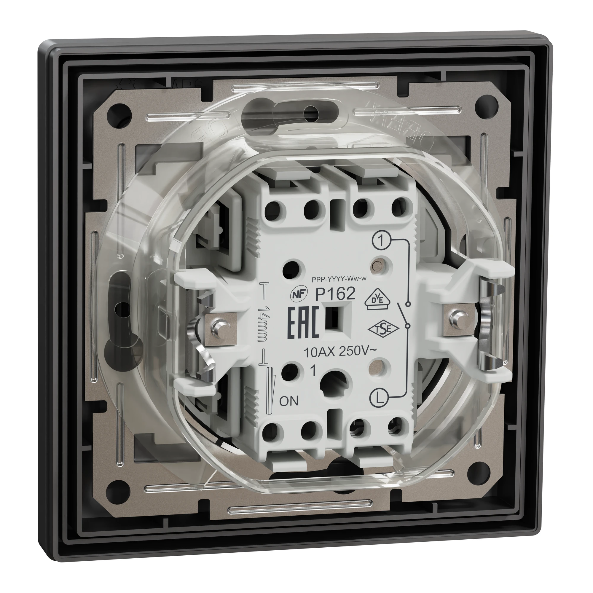 EPH0100271 ОДНКЛ. ВИМИКАЧ АНТР. IP44 ASFORA