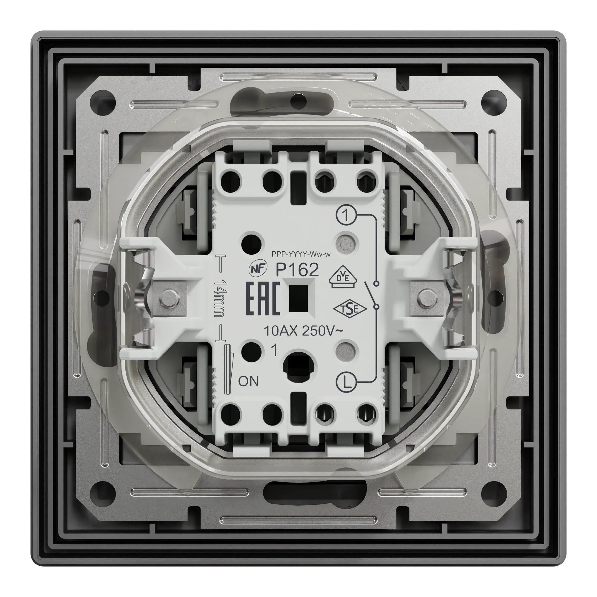 EPH0100271 ОДНКЛ. ВИМИКАЧ АНТР. IP44 ASFORA