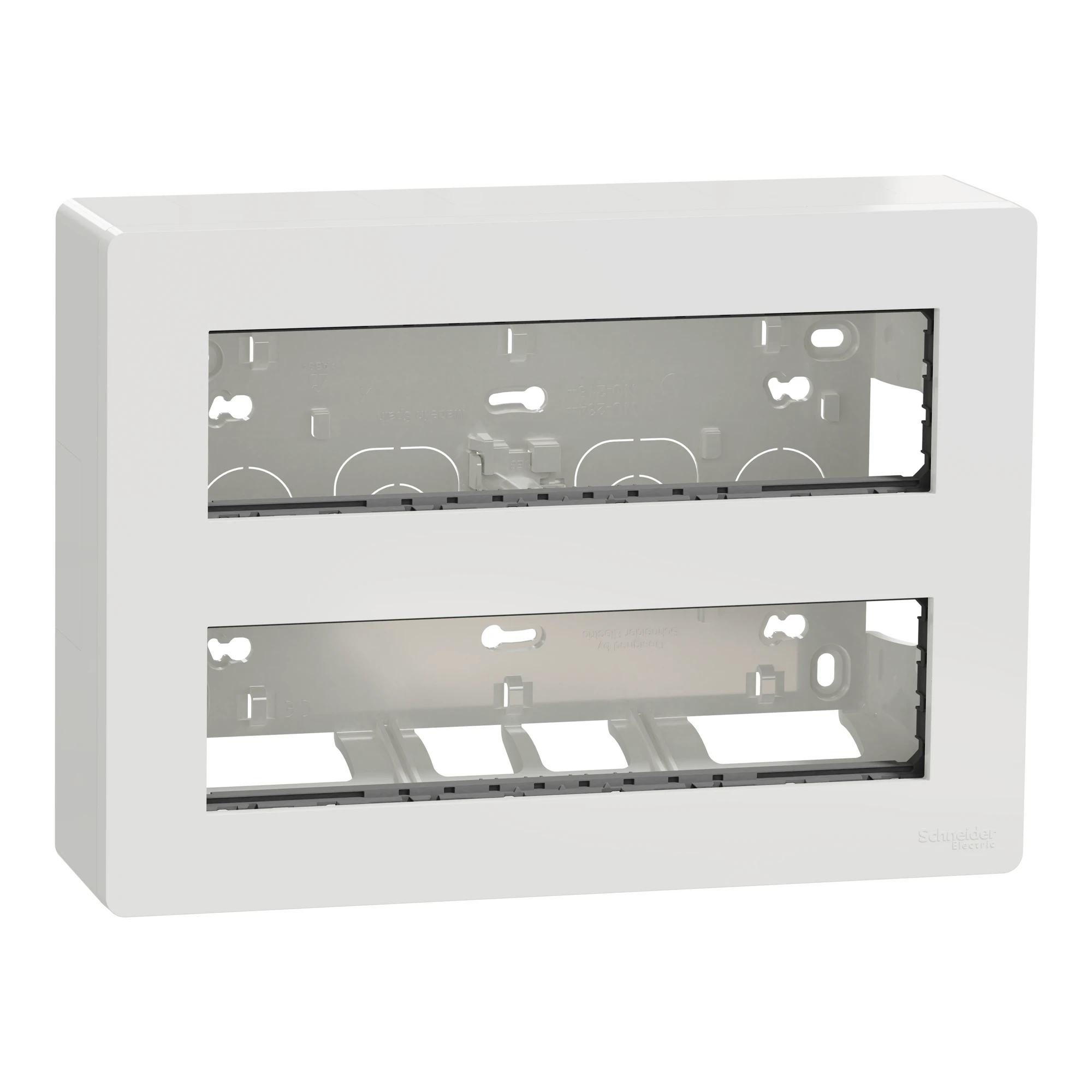 NU121020 Блок unica system+ відкр.вст 2х5 антиб.