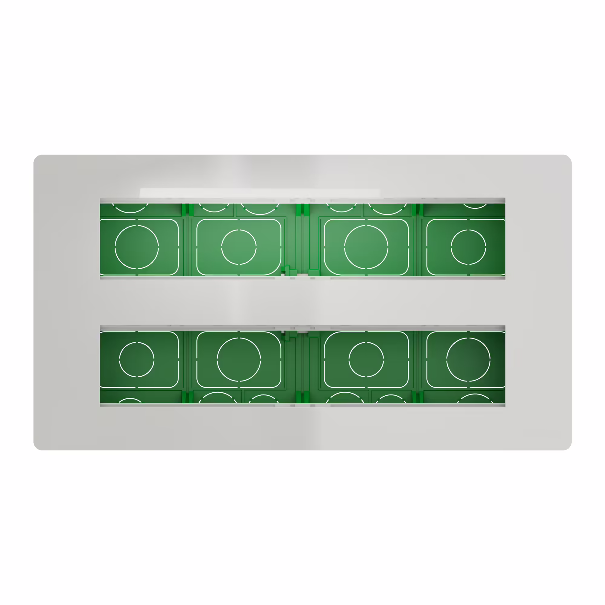 NU171020 Блок unica system+ прих.вст. 2х5 антиб.