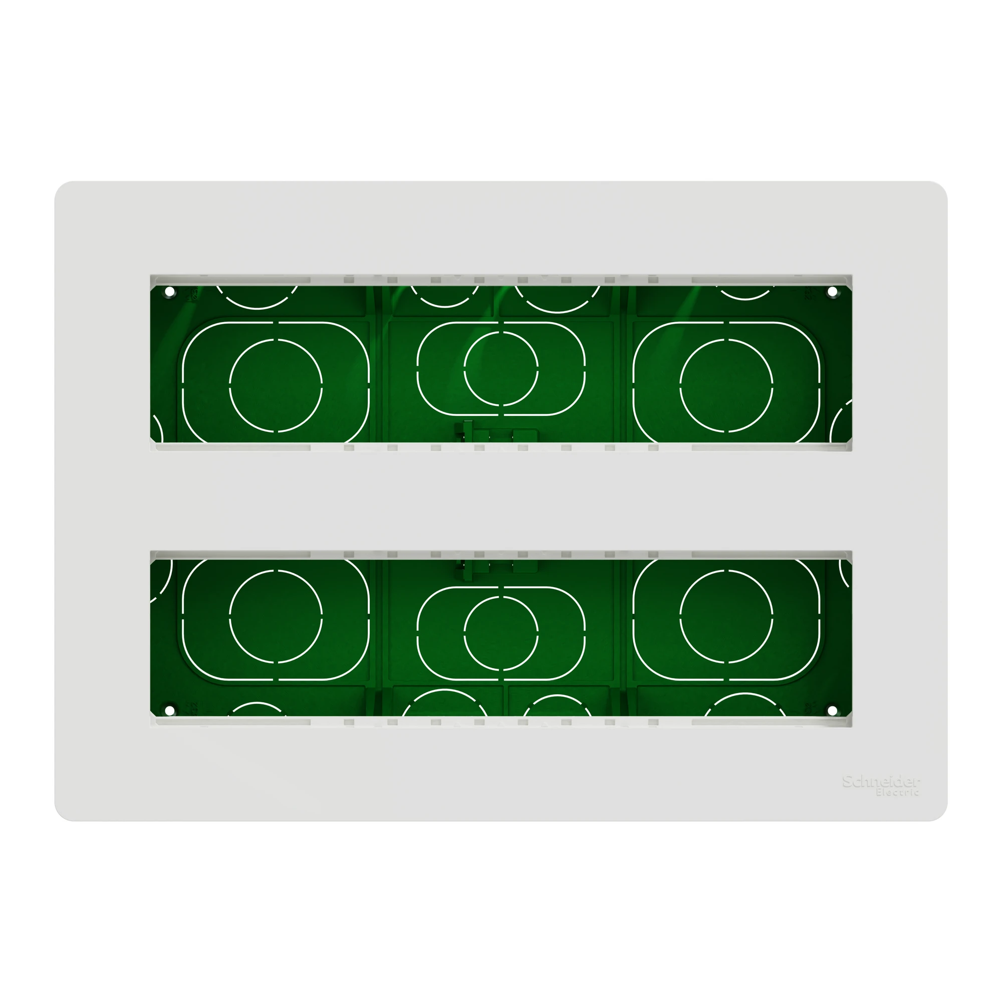 NU171820 Блок unica system+ прих.вст. 2х4 антиб.