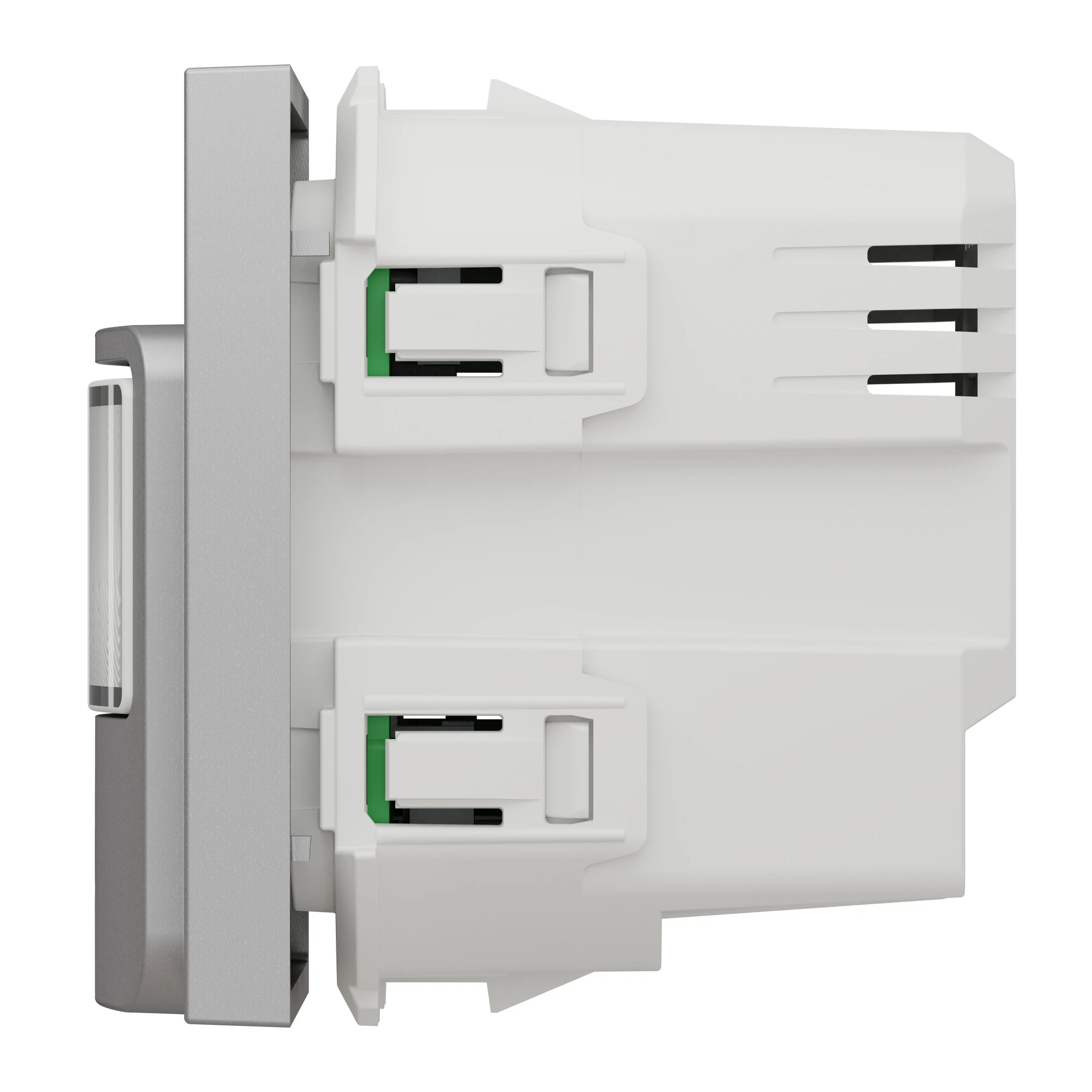 NU352530 Датчик руху з вимик. 10 A алюм.