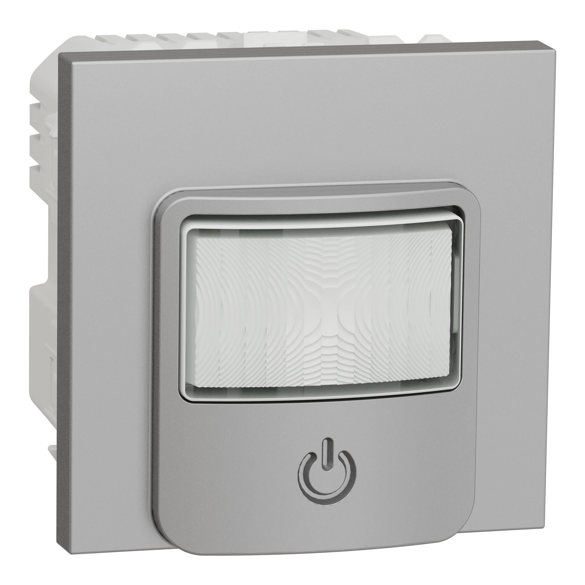 NU352530 Датчик руху з вимик. 10 A алюм.