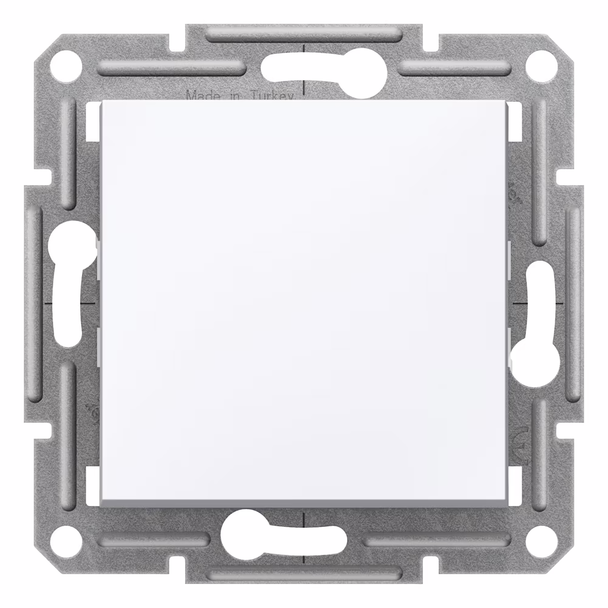 EPH0270121 Вимикач двухполюсний білий Asfora б/р