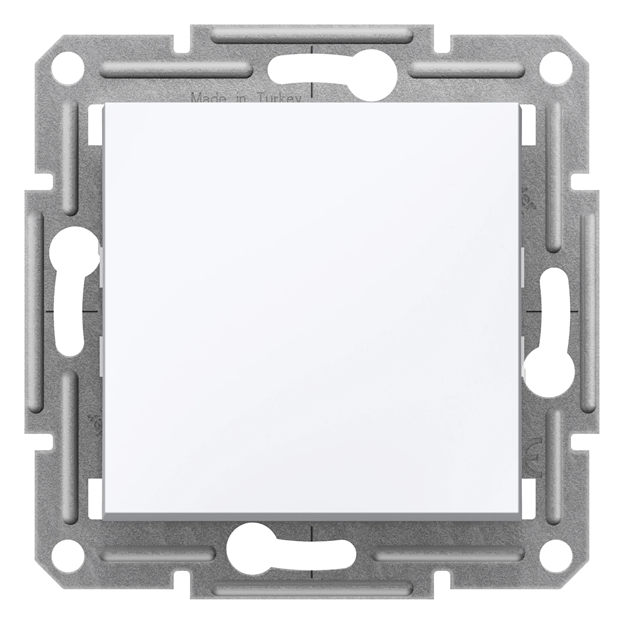 EPH0270121 Вимикач двухполюсний білий Asfora б/р