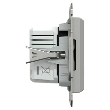 EPH2700561 USB-розетка тип A+C 21 Вт алюміній