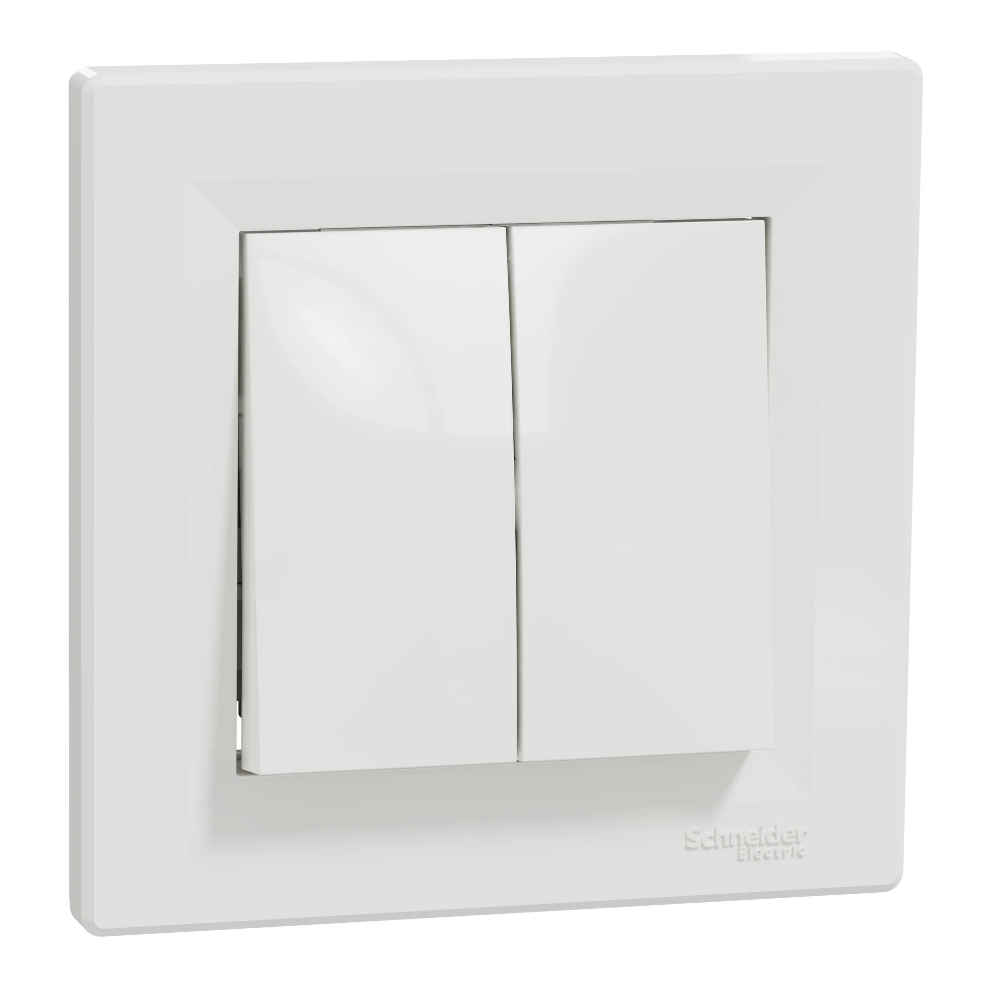 EPH0300121 ВИМИКАЧ ДВОКЛАВ САМОЗАЖ БІЛИЙ ASFORA