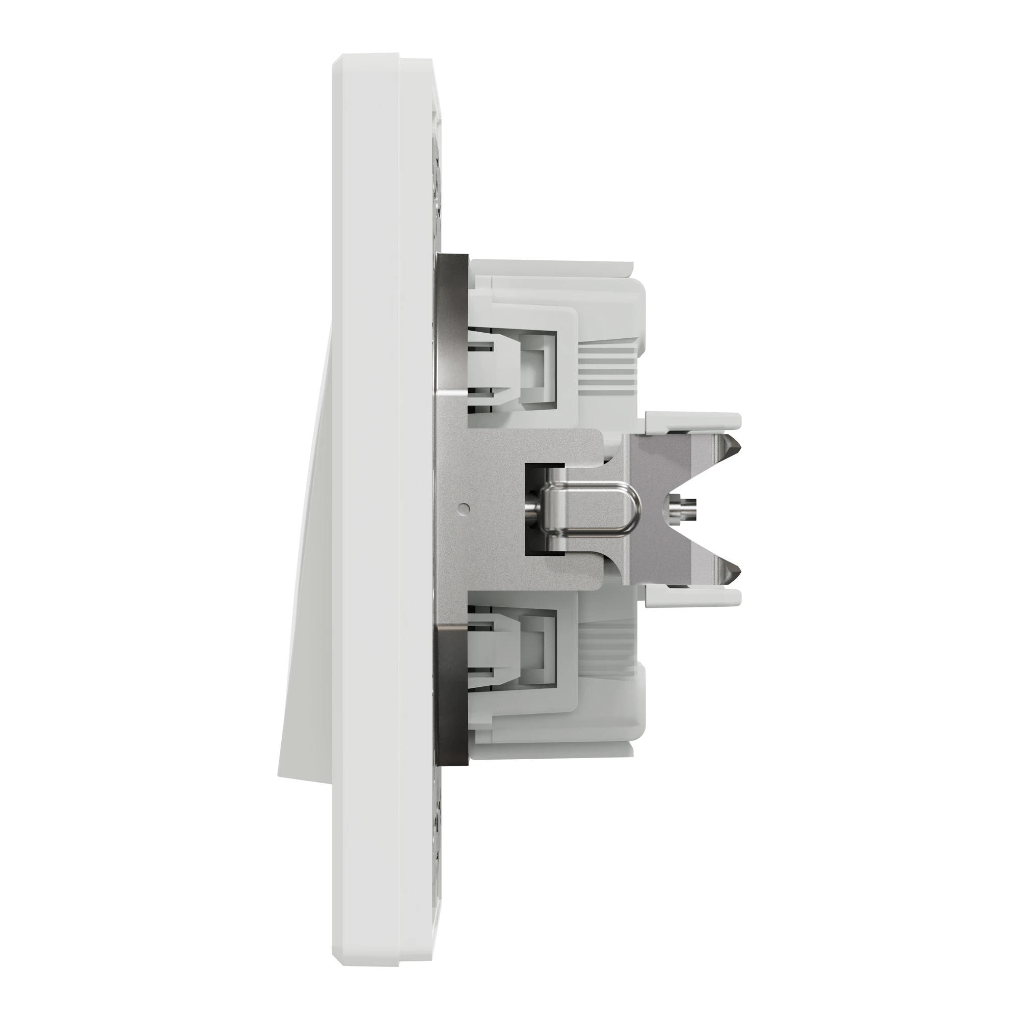 EPH0300121 ВИМИКАЧ ДВОКЛАВ САМОЗАЖ БІЛИЙ ASFORA