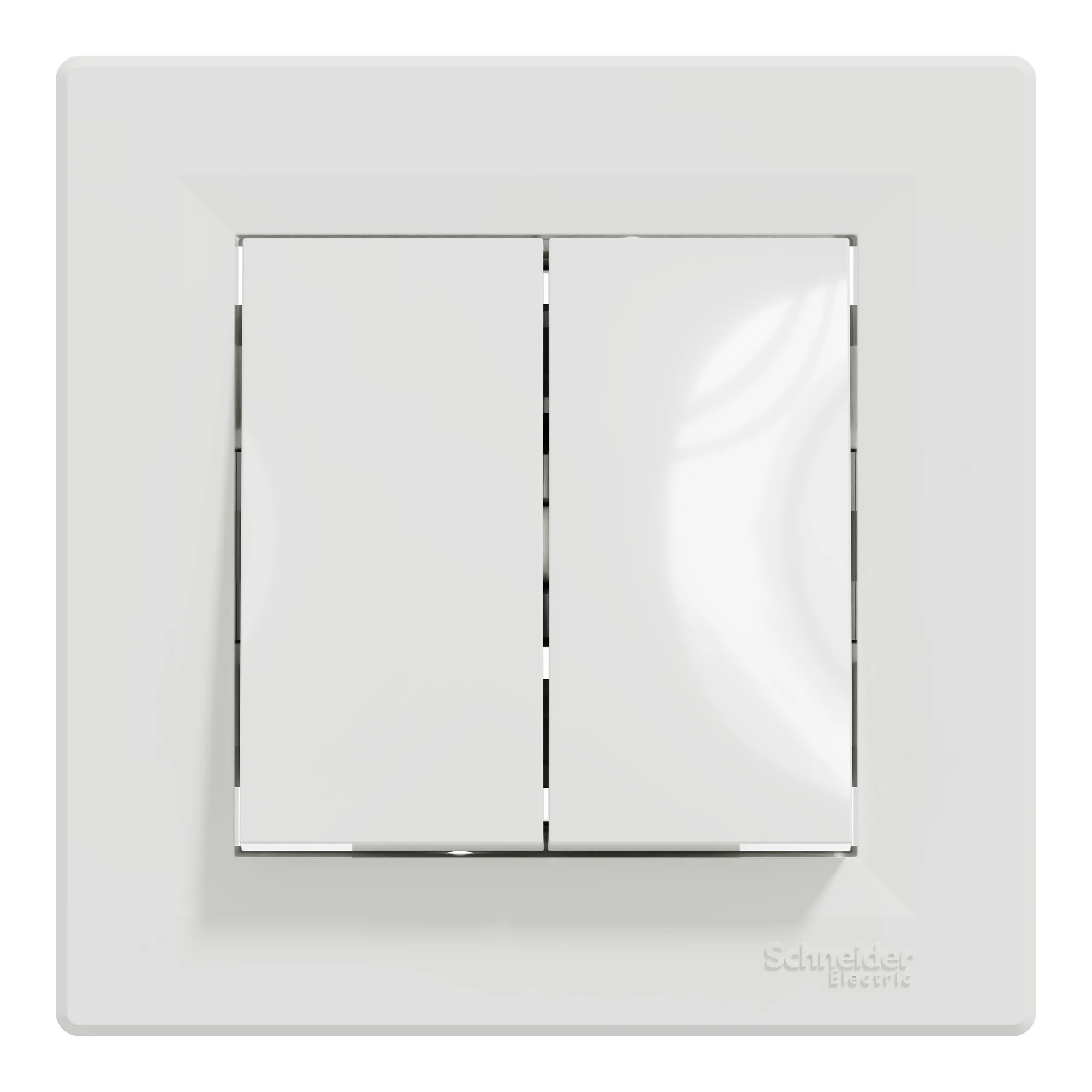 EPH0300121 ВИМИКАЧ ДВОКЛАВ САМОЗАЖ БІЛИЙ ASFORA