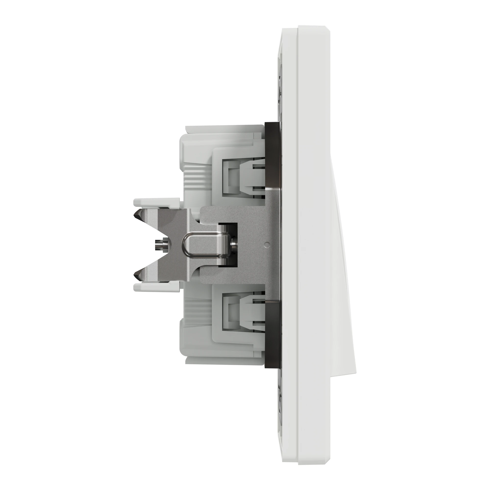 EPH0300121 ВИМИКАЧ ДВОКЛАВ САМОЗАЖ БІЛИЙ ASFORA