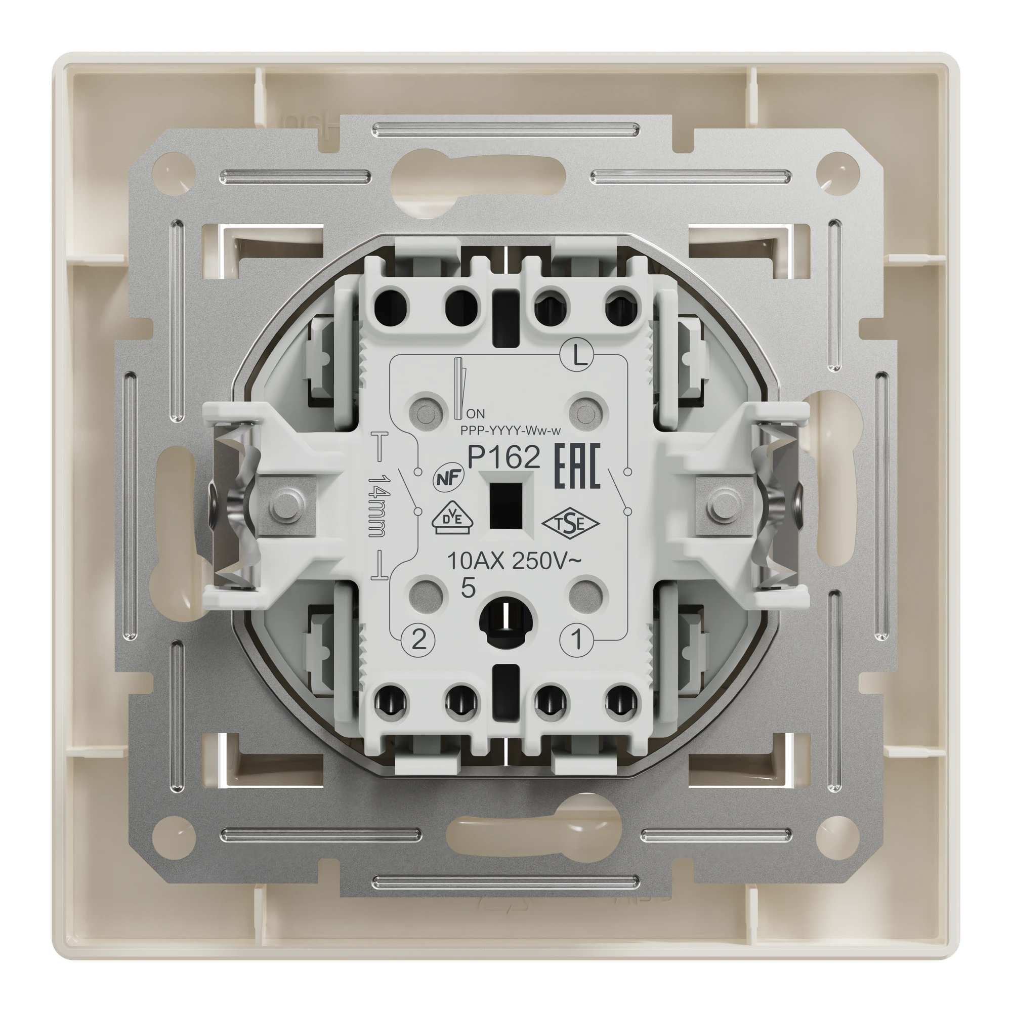 EPH0300123 ВИМИКАЧ ДВОКЛАВ САМОЗАЖ КРЕМ ASFORA