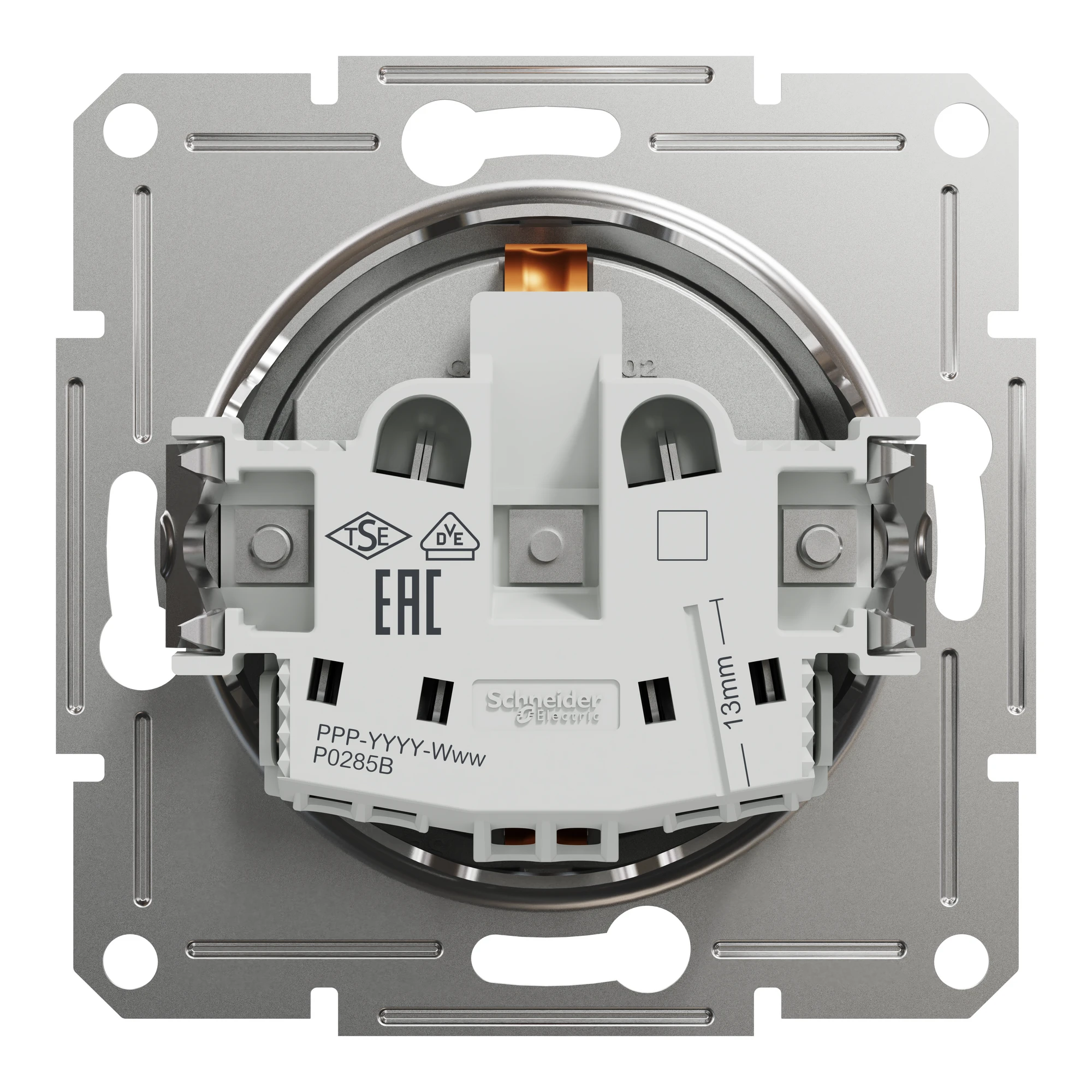 EPH2900161 Р-ТКА З КОНТАК ЩО З/ЗЕМ ASFORA АЛЮМ.