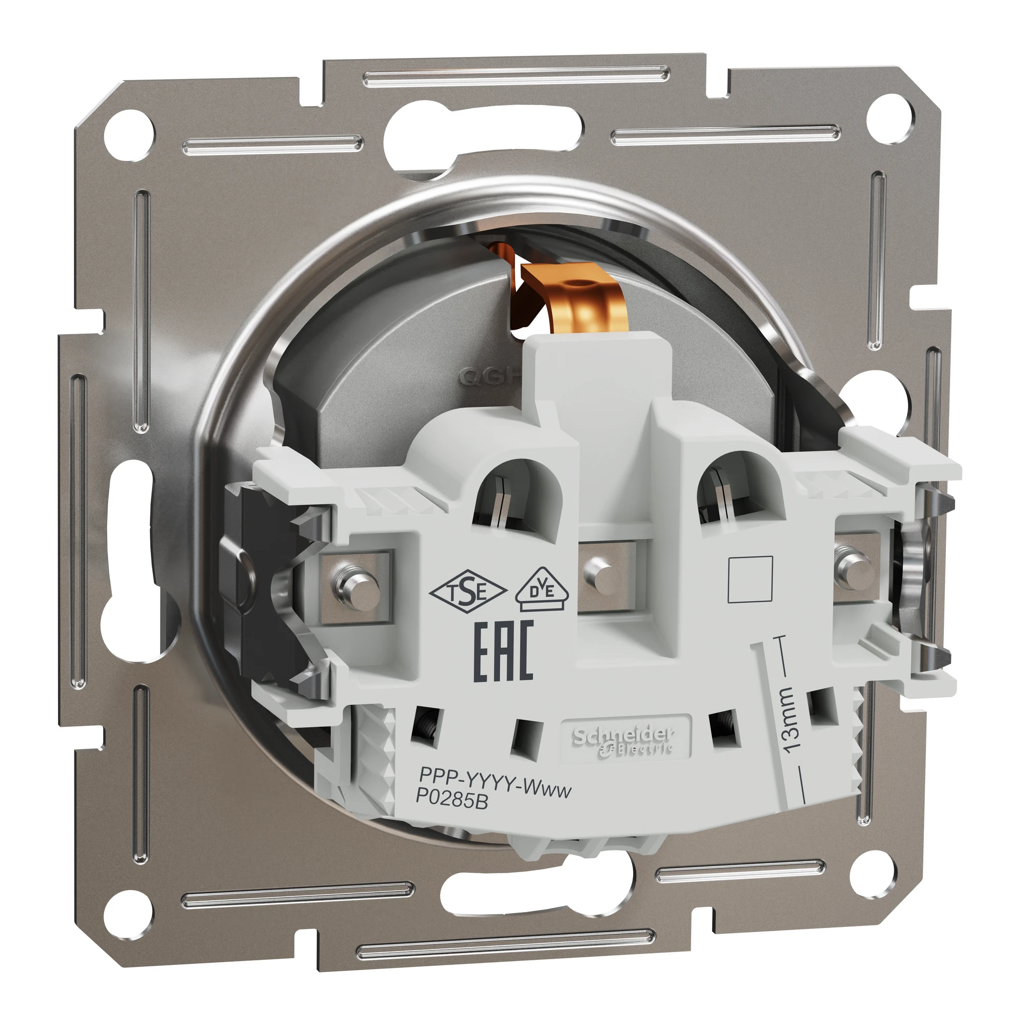 EPH2900161 Р-ТКА З КОНТАК ЩО З/ЗЕМ ASFORA АЛЮМ.