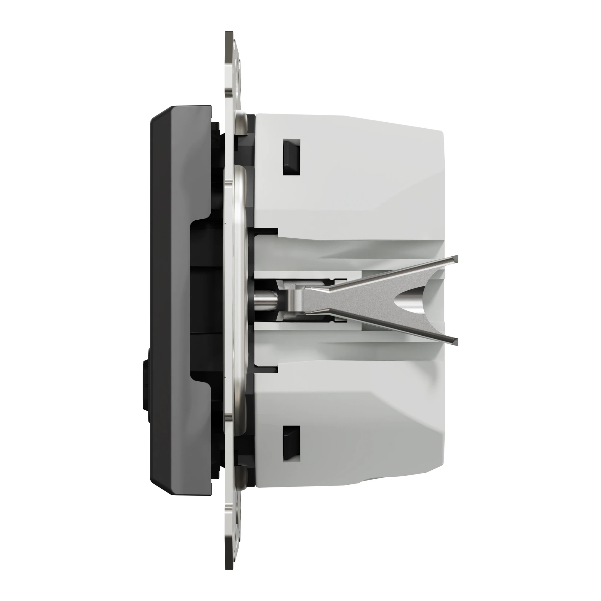 EPH2700471 USB розетка А+С, 3 А, 45 Вт, антрацит