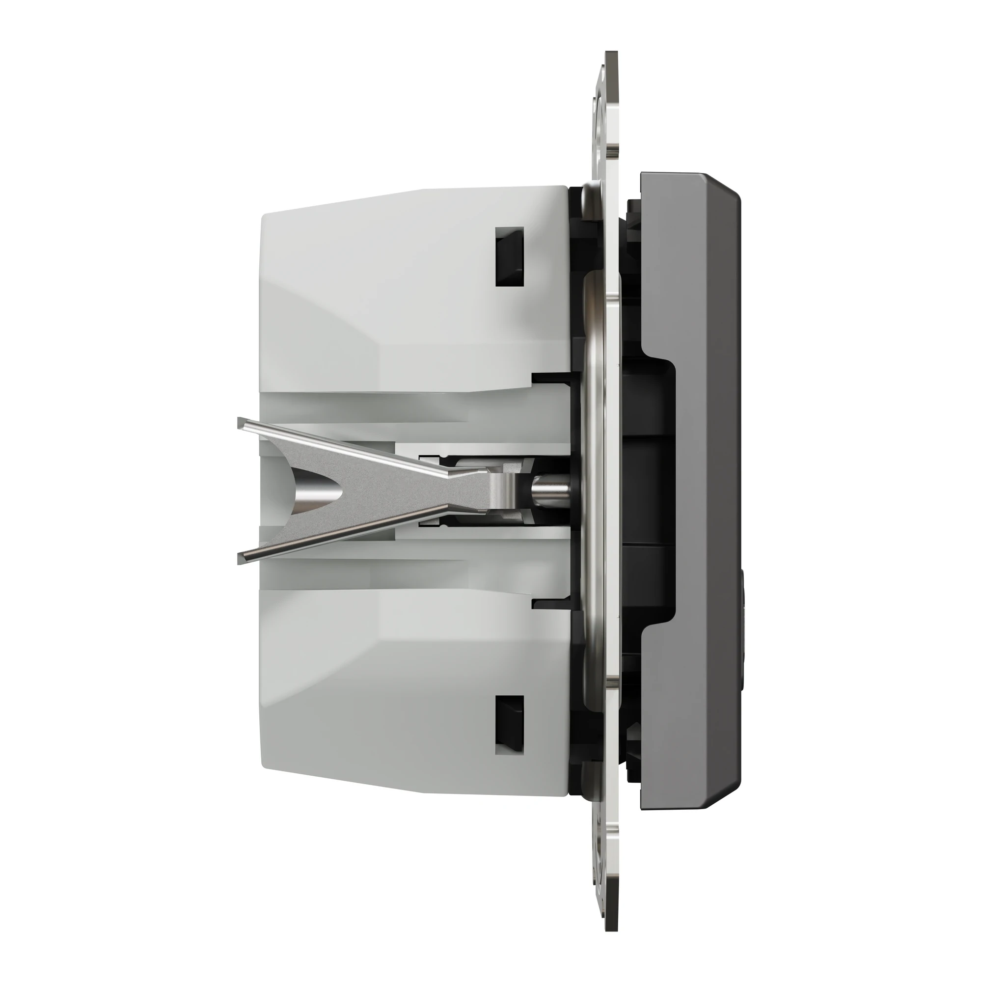 EPH2700471 USB розетка А+С, 3 А, 45 Вт, антрацит