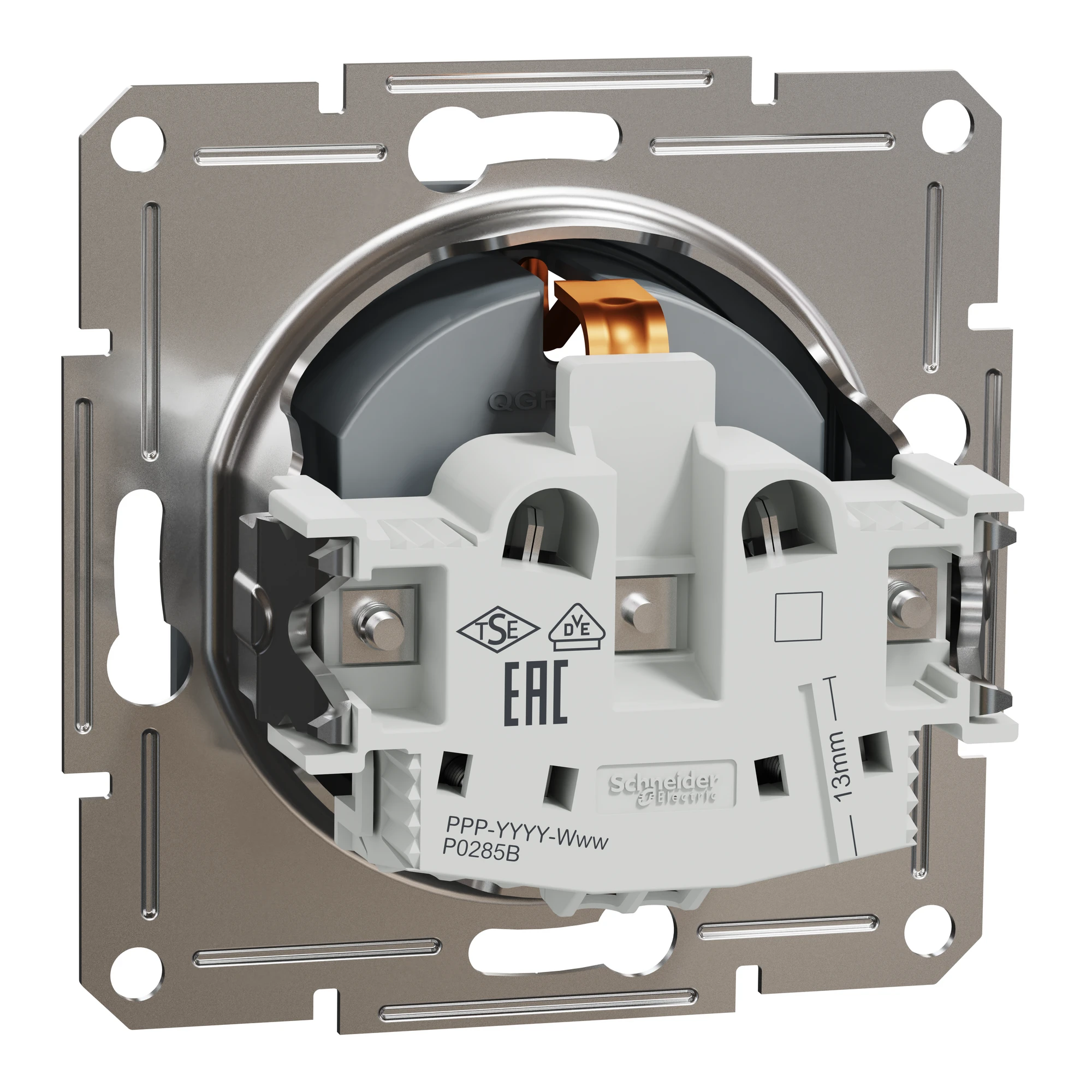 EPH2900162 Р-ТКА З КОНТАК ЩО З/ЗЕМ ASFORA СТАЛЬ