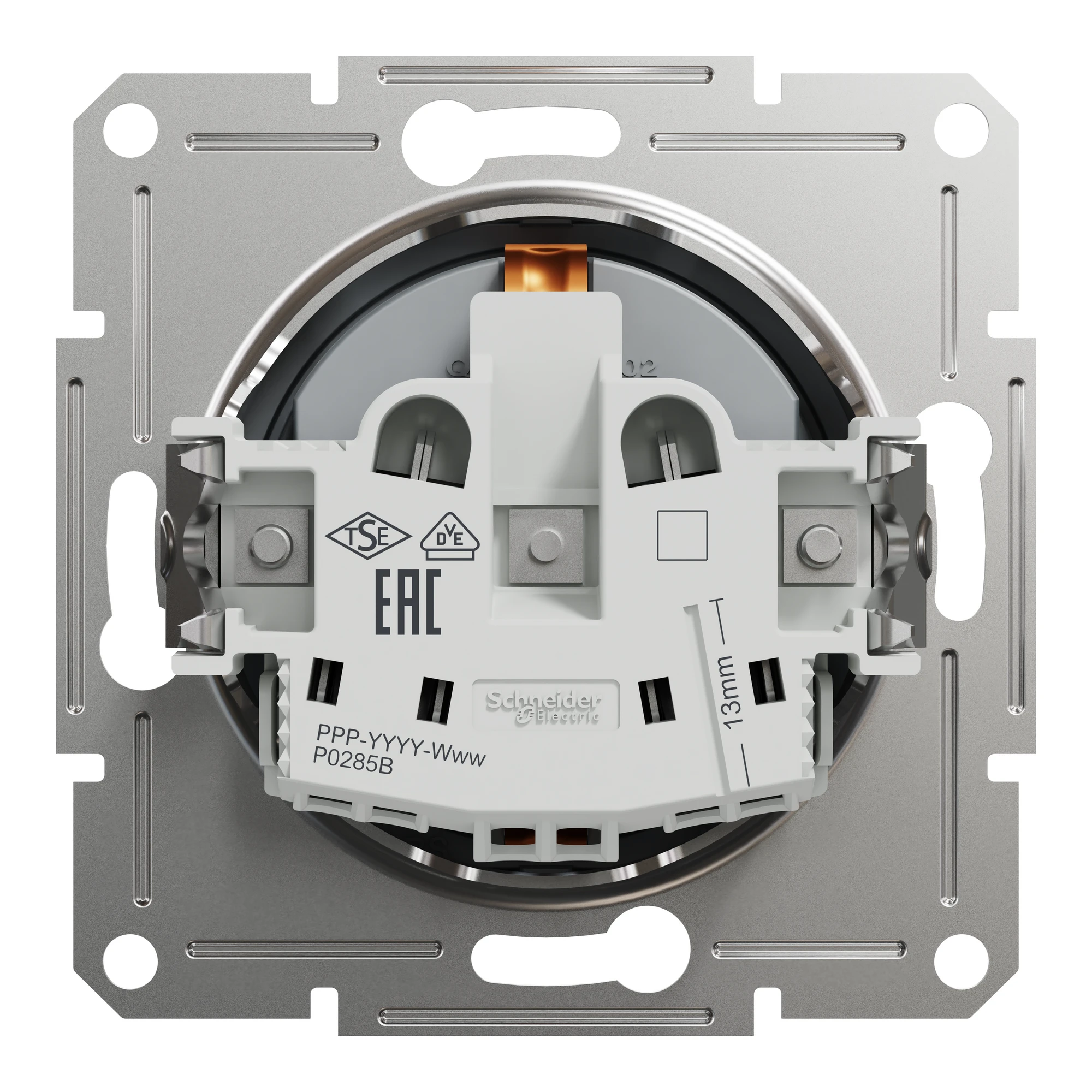 EPH2900162 Р-ТКА З КОНТАК ЩО З/ЗЕМ ASFORA СТАЛЬ