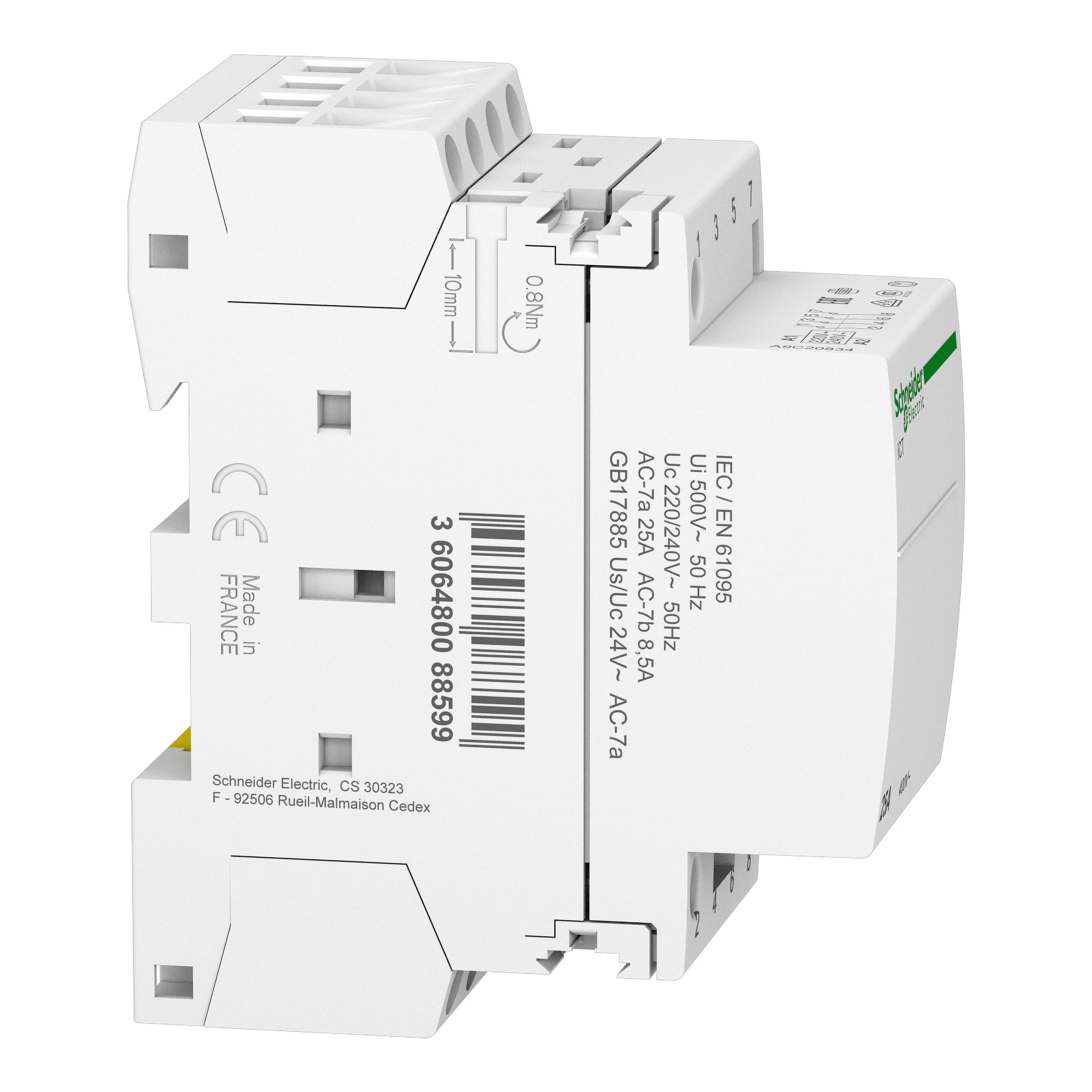 A9C20834 КОНТАКТОР 25A 4NO 220/240В ~ 50Гц