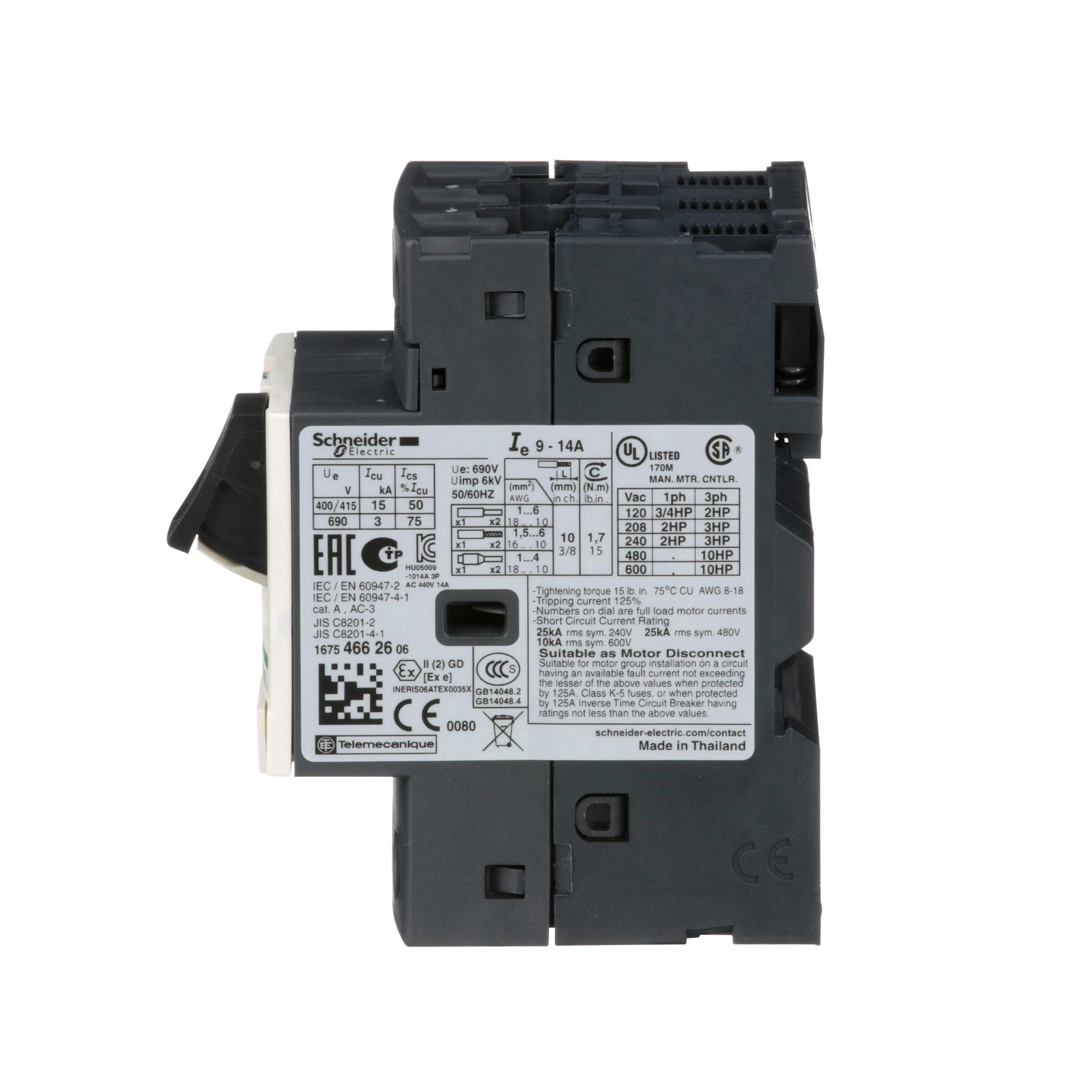 GV2ME16 АВТ.ВИМИКАЧ 9-14